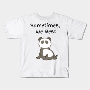 Resting Panda Kids T-Shirt